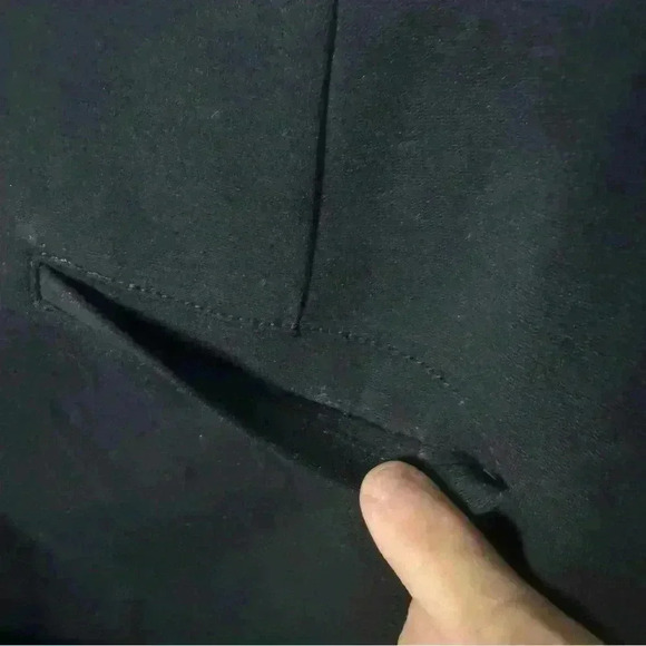 Theory Women’s 2 Black Garetto Fixture Ponte Wide Leg Dress Stretch Dress Pants - Picture 8 of 15